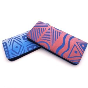 Donna Purse - Vintage Tiwi Design - Pink - Blue