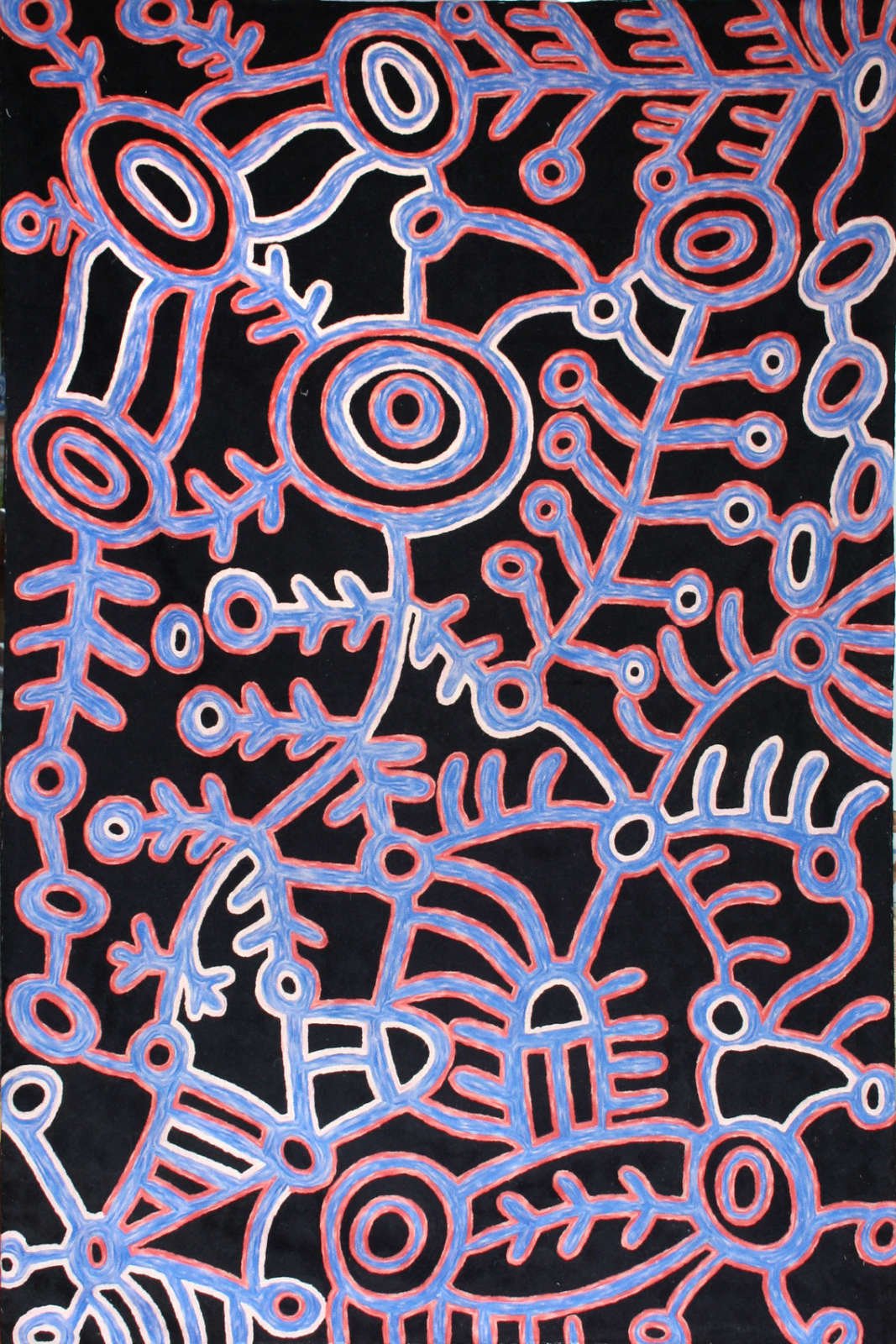 Theo Nangala Hudson - Pikilyi Jukurrpa - Kilim (M)