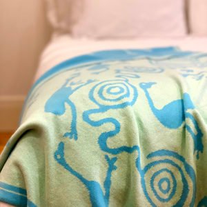 Flying Fox Fabrics Cedric Varcoe Aboriginal artist Emus