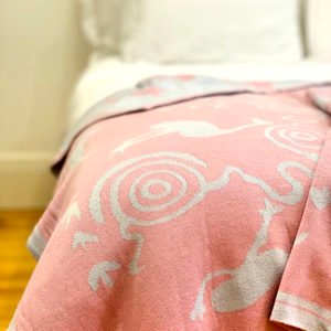 Flying Fox Fabrics Cedric Varcoe throw Better World Arts cotton