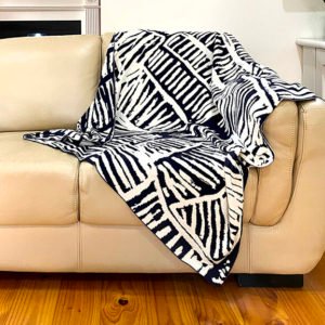 Cotton Throw Rug - Jane Margaret Tipuamantumirri - Rainbow Serpent