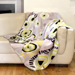 Cotton Throw Rug - Murdie Morris - Two Dogs Dreaming