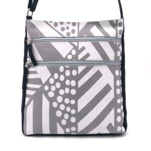 Delia bag fabric designed by Tara Munkanome from Bima Wear made by Flying Fox Fabrics