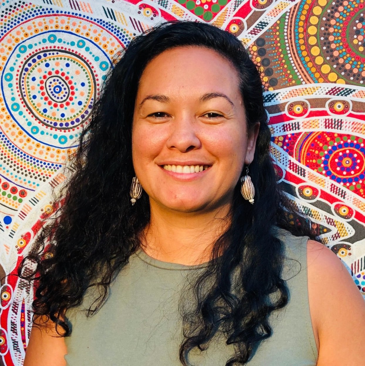 Fat Quarter - Mim Cole - Bush Flowers g - Image 2