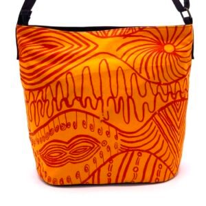 Nancy Bag - Wadeye - Water (hand printed in Oz)
