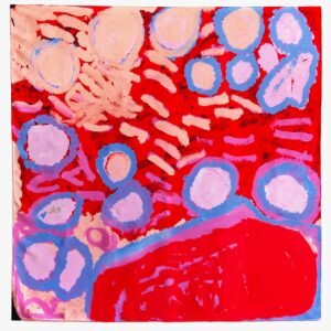 Silk scarf - My Country By Rosie King