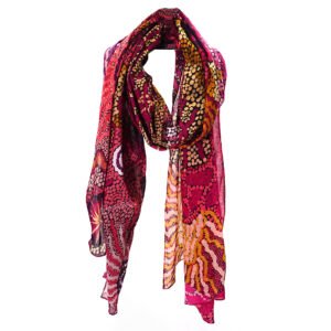 Damien & Yilpi Marks - Dry Season - Scarf