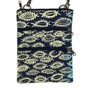 Serena Bag - Bula'Bula - Itchy Caterpillars (hand printed in Oz)