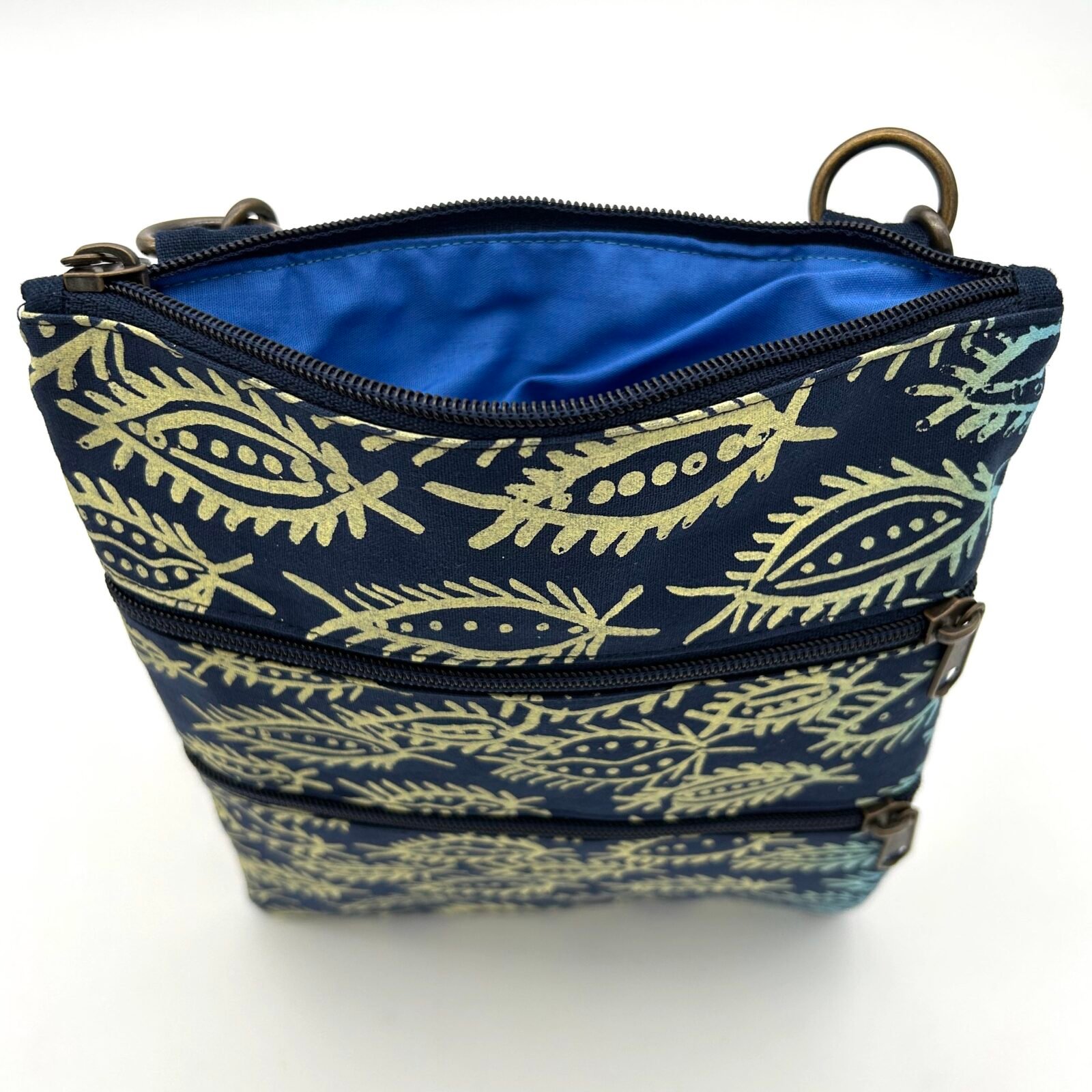 Serena Bag - Bula'Bula - Itchy Caterpillars (hand printed in Oz) - Image 2
