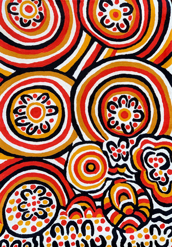 Flying Fox Fabrics Jeannie Uluru Better World Arts